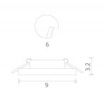 Светильник белый Arte lamp A5222PL-1CC Wagner