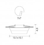 Светильник потолочный Arte lamp A5247PL-1WH PEZZI