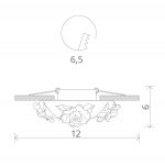 Светильник потолочный Arte lamp A5260PL-1SA SELECTION