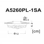 Светильник потолочный Arte lamp A5260PL-1SA SELECTION