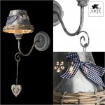 Светильник настенный Arte lamp A5290AP-1RI FATTORIA