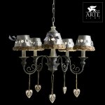 Люстра с бантиками Arte lamp A5290LM-5RI Fattoria