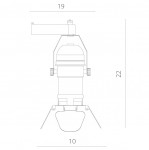 Светильник трековый 1*GU10 Arte lamp A5319PL-1WH TRACK