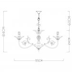 Люстра Arte lamp A5326LM-5WG Faina