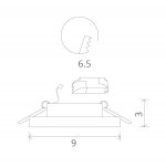 Светильник потолочный Arte lamp A5331PL-1WH WAGNER