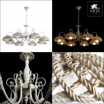 Люстра Arte lamp A5358LM-8WG Twisted