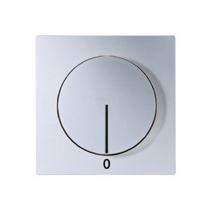 JUNG А 500 Алюминий Накладка регулятора частоты вращения (A540.20AL) JUNG А 500 Алюминий Накладка регулятора частоты вращения (A540.20AL)