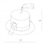 Светильник встраиваемый Arte lamp A5438PL-1WH TRACK