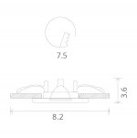 Светильник потолочный Arte lamp A5440PL-1CC AQUA
