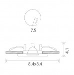 Светильник потолочный Arte lamp A5444PL-1WH AQUA