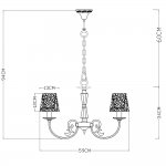 Светильник подвесной Arte lamp A5468LM-5WG RAGNATELA