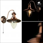 Светильник настенный бра Arte lamp A5518AP-1RB Fisherman