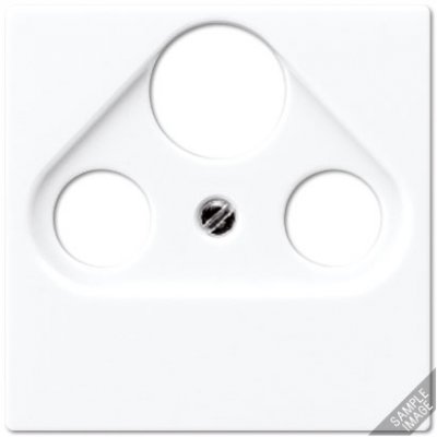 JUNG А 500 Мокка Накладка TV-SAT-FM розетки (A561PLSATMO) JUNG А 500 Мокка Накладка TV-SAT-FM розетки (A561PLSATMO)