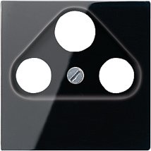 JUNG А 500 Черный Накладка TV-SAT-FM розетки (A561PLSATSW) JUNG А 500 Черный Накладка TV-SAT-FM розетки (A561PLSATSW)