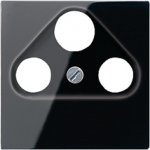 JUNG А 500 Черный Накладка TV-SAT-FM розетки (A561PLSATSW)