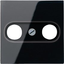 JUNG А 500 Черный Накладка TV-FM розетки (A561PLTVSW) JUNG А 500 Черный Накладка TV-FM розетки (A561PLTVSW)