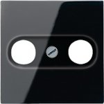 JUNG А 500 Черный Накладка TV-FM розетки (A561PLTVSW)