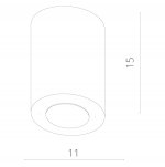 Светильник черный Arte lamp A5633PL-1BK Falcon