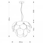 Светильник подвесной Arte lamp A5694SP-5WH PALMER