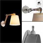 Светильник бра на штанге Arte lamp A5700AP-1WH Pinoccio
