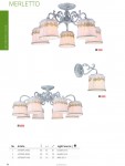 Светильник потолочный Arte lamp A5709PL-5WG Merletto