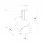 Светильник потолочный Arte lamp A5750PL-1BK ATTENTO