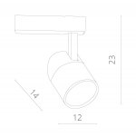 Светильник потолочный Arte lamp A5750PL-1BK ATTENTO
