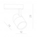 Светильник потолочный Arte lamp A5750PL-1BK ATTENTO