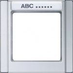 JUNG А 500 Алюминий Рамка 1-я с шильдиком (A581NAAL)
