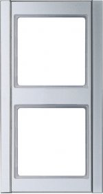 JUNG А 500 Алюминий Рамка 2-я (A582AL)