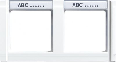 JUNG А 500 Алюминий Рамка 3-я с шильдиком горизонтальная (A5830NAAL) JUNG А 500 Алюминий Рамка 3-я с шильдиком горизонтальная (A5830NAAL)