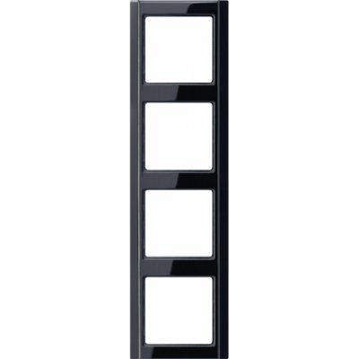 JUNG А 500 Черный Рамка 4-я (A584SW) JUNG А 500 Черный Рамка 4-я (A584SW)