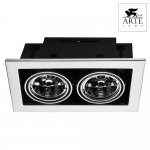 Светильник встраиваемый двойной Arte lamp A5930PL-2SI Technika