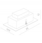 Светильник встраиваемый Arte lamp A5930PL-2WH Technika