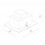 Светильник потолочный Arte lamp A5935PL-1BK CARDANI