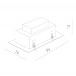 Светильник потолочный Arte lamp A5935PL-2WH CARDANI