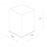 Светильник потолочный Arte lamp A5936PL-1BK CARDANI