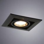 Светильник встраиваемый 1*GU10 Arte lamp A5941PL-1BK CARDANI PICCOLO черный