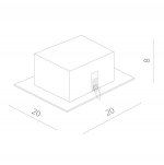 Светильник встраиваемый 1*G9 Arte lamp A5949PL-1WH CARDANI SEMPLICE белый