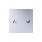 JUNG А 500 Алюминий Клавиша 2-я жалюзийная (A595PAL)