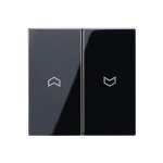 JUNG А 500 Черный Клавиша 2-я жалюзийная (A595PSW)