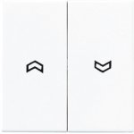 JUNG А 500 Бел Клавиша 2-я жалюзийная (A595PWW)