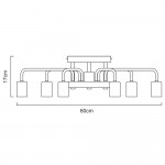 Светильник потолочный Arte lamp A6001PL-7WH GELO