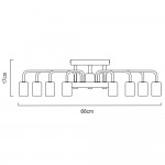 Светильник потолочный Arte lamp A6001PL-9WH GELO