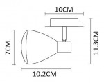 Светильник настенный Arte lamp A6008AP-1BK Gioved