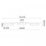 Светильник потолочный Arte lamp A6008PL-6WH Gioved