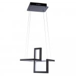 Люстра в виде светодиодных квадратов Arte Lamp A6011SP-1BK Mercure