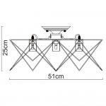 Люстра лофт Arte Lamp A6048PL-5CC хром TELA
