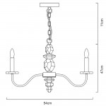Светильник подвесной Arte lamp A6062LM-5WH LITIZIA