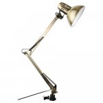 Настольная лампа на струбцине Arte lamp A6068LT-1AB Senior